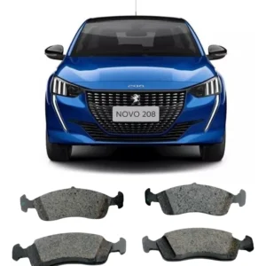 Jogo de Pastilhas de Freio Dianteira - Peugeot 208 / Citroën C3 - 1673370680 - Imagem 2