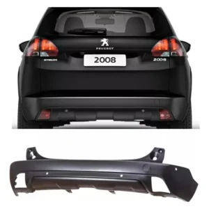 Parachoque Traseiro sem Furo para Sensor - Peugeot 2008 - 1613270080 - Imagem 1
