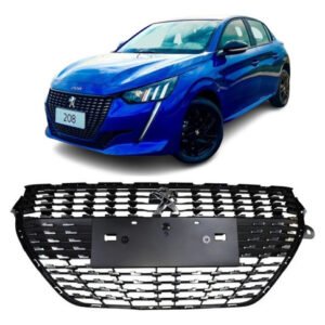 Grade Superior Cromado do Parachoque Dianteiro - Peugeot 208 - 98280354XT - Imagem 1