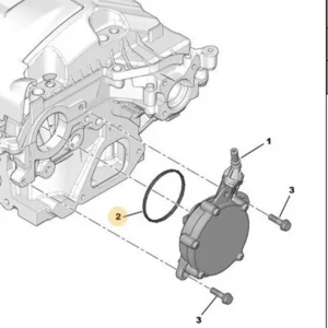 Junta da Bomba de Vácuo do Motor Thp Peugeot 2008 / 208 / 3008 / 308 / 408 / 5008 / 508 / RCZ / Citroën C4 / DS3 / DS4 - 455623 - Imagem 5