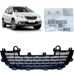 Grade Inferior do Parachoque Dianteiro - Peugeot 2008 - 98019509XT - Imagem 2