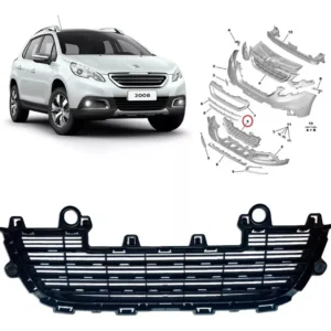 Grade Inferior do Parachoque Dianteiro - Peugeot 2008 - 98019509XT - Imagem 3