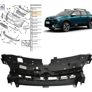 Grade Superior do Radiador Citroën C4 Cactus - 9824396880 - Imagem 3