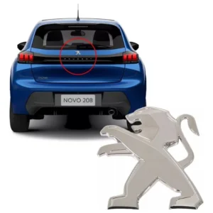 Emblema Traseiro Leão Novo Peugeot 208 - 98276168DX - Imagem 6