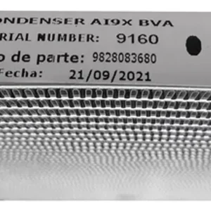 Condensador do Ar-Condicionado - Peugeot 208 / 2008 / Citroën Aircross / C3 / C3 Picasso / C4 Cactus - 9828083680 - Imagem 3