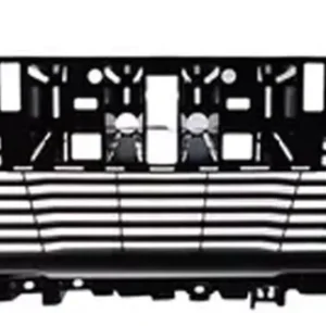 Grade Inferior Para-Choque Com Furo - Peugeot 208 - 98292350XT - Imagem 4