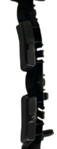 Guia do Parachoque Dianteiro Direito Citroen C3 de 2023 a 2025 - 9837533380 - Imagem 1
