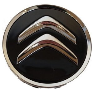 Calota Central Preta da Roda de Liga Leve Citroën Aircross / C3 / C4 / C5 / DS3 / DS4 / DS5 / Jumpy - 542170 - Imagem 1