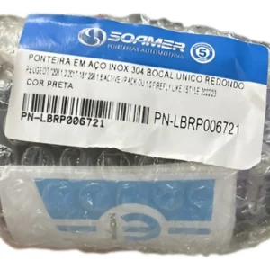 Ponteira de Escapamento Preta Peugeot 208 de 2021 a 2023 - LBRP006721 - Imagem 5
