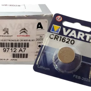 Bateria Litio 3V Controle Alarme - Peugeot 206 / 207 / 208 / 2008 / 307 / 308 / 408 / 3008 / Partner / Expert / Citroën C3 - 9712A7 - Imagem 1