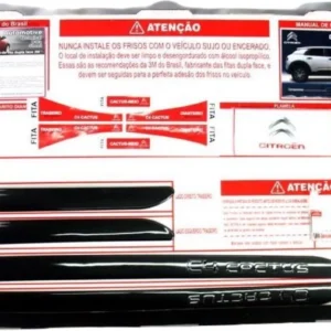 Jogo de Friso Lateral Cinza Grafito - Citroën C4 Cactus - LBRC005210 - Imagem 4