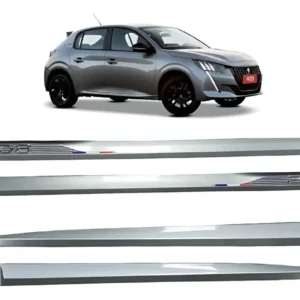 Jogo de Frisos de Portas Cinza Artense - Peugeot 208 de 2024 a 2025 - Lbrp001234 - Imagem 3