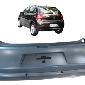 Parachoque Traseiro com Furo Sensor de Ré - Citroën C3 - 1608751680 - Imagem 2