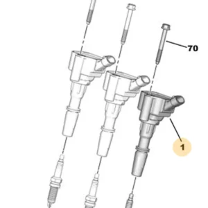 Bobina de Ignição - Citroën Basalt/C3/Peugeot 208 - 1681140680 - Imagem 6