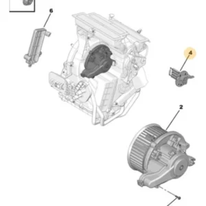 Resistência do Ar-Condicionado - Citroën Basalt / Novo C3 / C3 Aircross - 1692737280 - Imagem 6