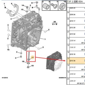 Bujão de Dreno de Óleo do Câmbio AL4 - Peugeot / Citroën - 221335 - Imagem 4