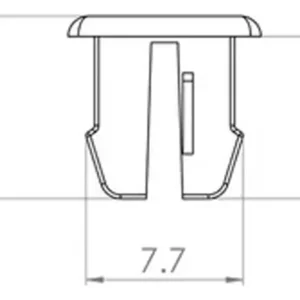 Grampo Bucha Fixação de Parafusos - Citroën C4 Cactus/C4 Lounge/C4 Picasso/DS4/Peugeot 2008/ 3008/307/307 CC/307 Sedan/307 SW/308 CC/406 Break/406 Familiale - 6987A7 - Imagem 3
