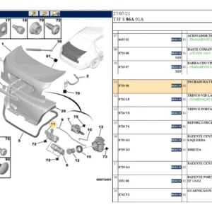 Fechadura Porta-Malas - Peugeot Sedan/Partner/Citroën Berlingo - 871958 - Imagem 6