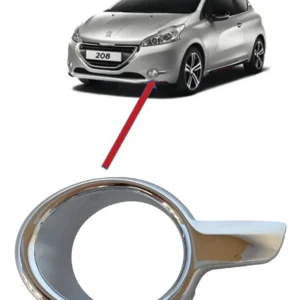Moldura Farol Milha Esquerdo - Peugeot 208 - 96771827VD - Imagem 1
