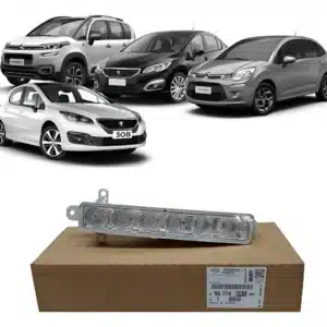Farol Milha Led Luz Diurna - Peugeot 408 / Citroën C3 - 9677409380 - Imagem 1