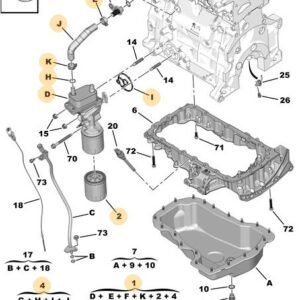 Trocador de Calor do Motor - Peugeot Boxer/ Citroën Jumper 2.0 16v Diesel - 9809475780 - Imagem 1