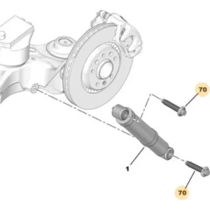 Parafuso De Suspensão - Citroën Jumpy/Peugeot Expert - 9836573480 - Imagem 2