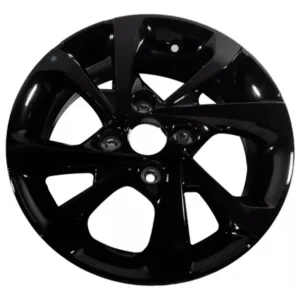 Roda Liga Leve Aro 15 Preta - Citroën C3 - 98417660XR - Imagem 6