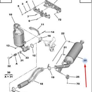 Catalisador Secundário - Peugeot Expert / Citroën Jumpy 1.6 - 9808921580 - Imagem 5