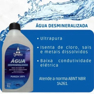 Água Desmineralizada Radiador Tirreno 1L Deonizada Ultrapura - 51023059 - Imagem 3