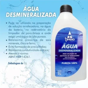 Água Desmineralizada Radiador Tirreno 1L Deonizada Ultrapura - 51023059 - Imagem 2