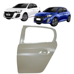 Porta Traseira Esquerda - Peugeot 208 - 9831563580 - Imagem 1
