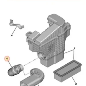 Mangueira De Admissão - Citroën C3 / Basalt - 9837777180 - Imagem 2