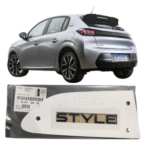 Emblema Lateral Style - Peugeot 208 - 98447586XY - Imagem 1